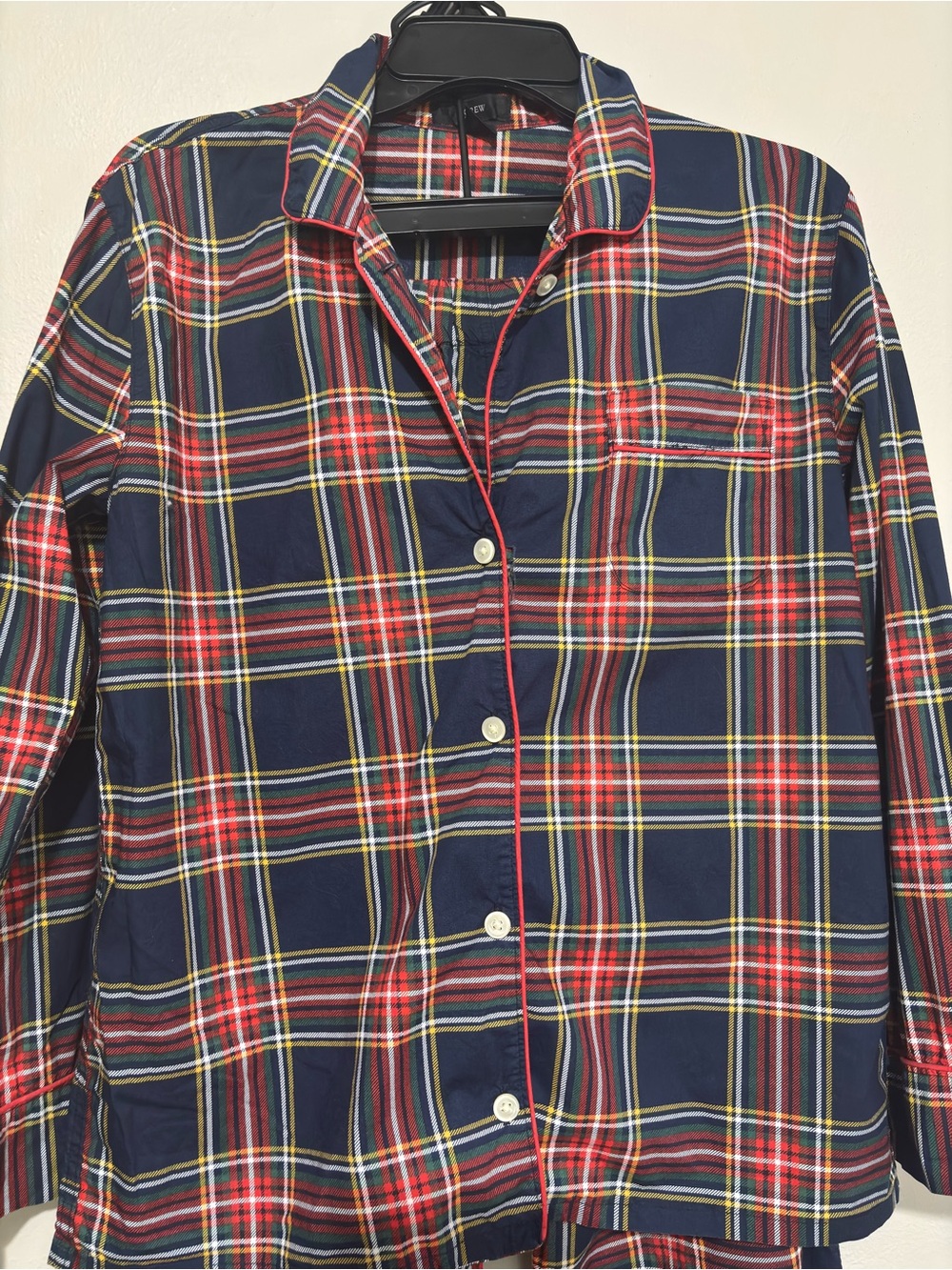 J. Crew Stewart Tartan Plaid Pajama Set Size XS 100% Cotton PJ - Picture 7 of 11